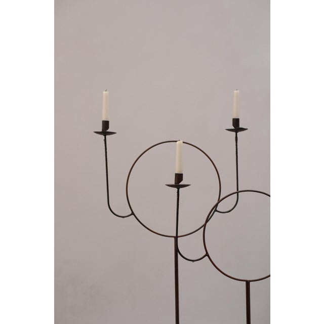 1970s Vintage Floor Candelabras, 1970s, Set of 2 For Sale - Image 5 of 13