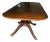1980s Attributed to George Hepplewhite Rosewood Dining Table With 3 Extension Leaves For Sale
