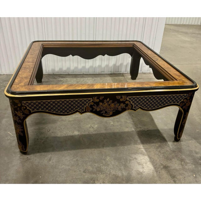 Chinoiserie Chinoiserie Drexel Heritage Art Cetera Coffee Table For Sale - Image 3 of 10