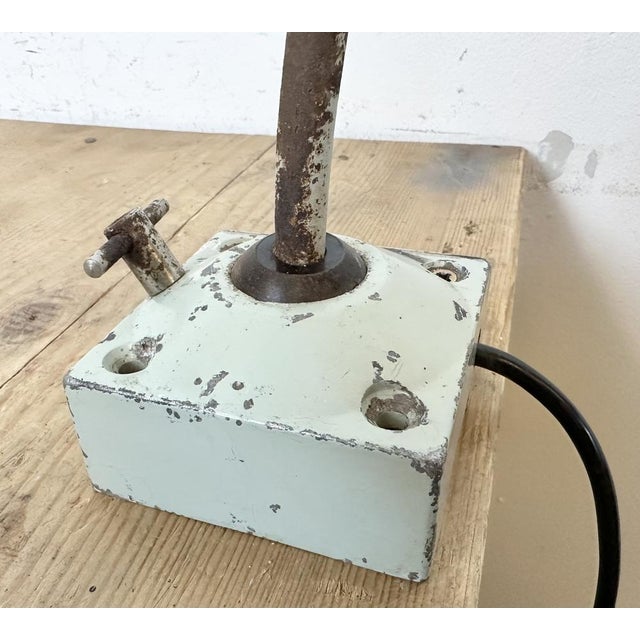 Industrial Grey Table Lamp from Elektrosvit, 1970s For Sale - Image 11 of 18