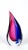 Blue & Ruby Blown Murano Glass Drop Vase by Michele Onesto for Made Murano Glass, 2019 For Sale - Image 7 of 7
