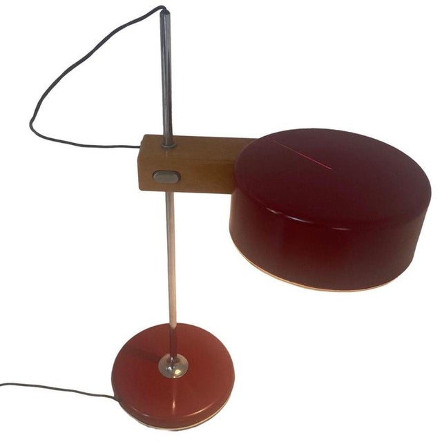 Rare model table of desk lamp made by fase madrid and marked at the bottom. This model is called flash. An absolute...
