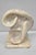Vintage Seymour Shuren Modernist Pink Carved Marble Abstract Figure Sculpture For Sale - Image 10 of 18