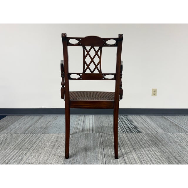 Maitland - Smith English Style Regency Armchair by Maitland Smith ~ a Pair For Sale - Image 4 of 10