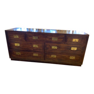 Henredon Furniture Campaign Chest For Sale