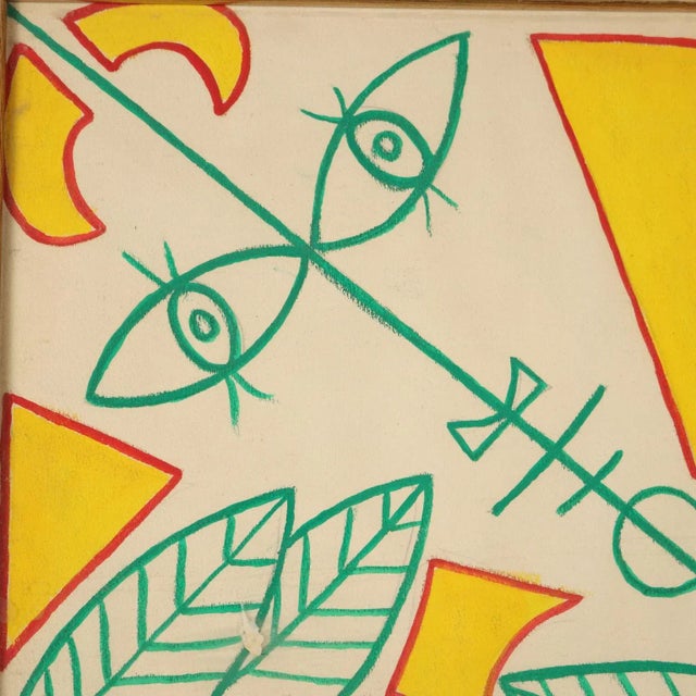 Jean Cocteau, Composition, Gouache, 20th Century For Sale - Image 8 of 13