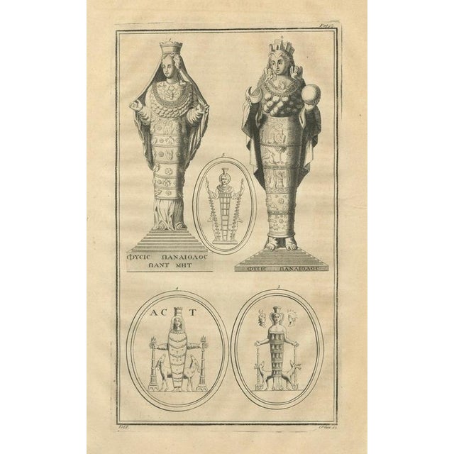 Bernard de Montfaucon, Diana of Ephesus, 1721, Engraving on Paper For Sale - Image 9 of 9