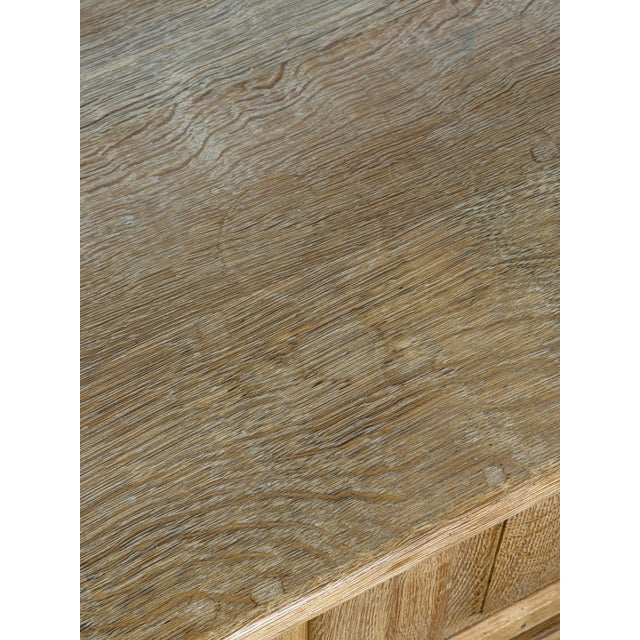 Brown Brutalist Danish Oak Sideboard, 1960s For Sale - Image 8 of 10