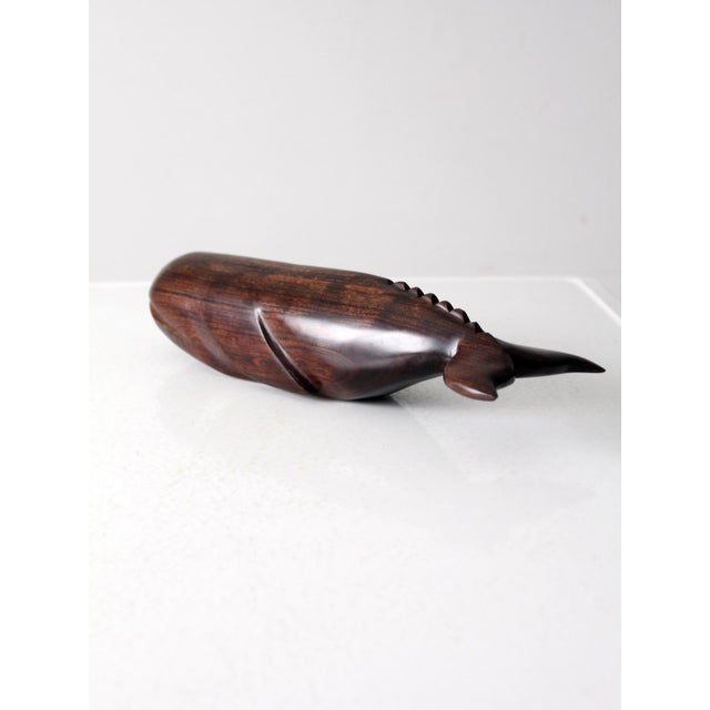 Rustic Vintage Ironwood Whale For Sale - Image 3 of 10