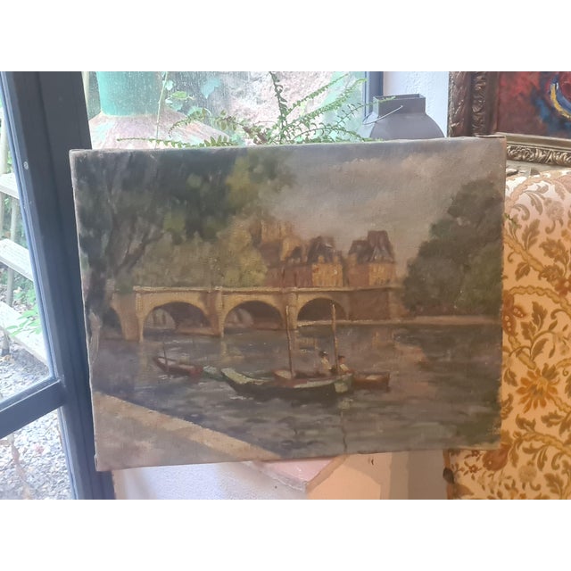 1920s Impressionist Artist, The Pont Neuf, Paris, 1920, Oil Painting For Sale - Image 5 of 8