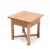 1920s Art Deco Haagse School Solid Oak Side Table by Cor Alons, 1923 For Sale - Image 5 of 8