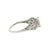 1930's 18 Karat White Gold Mounting With a 1.2 Carat Modern Diamond Ring For Sale - Image 4 of 5
