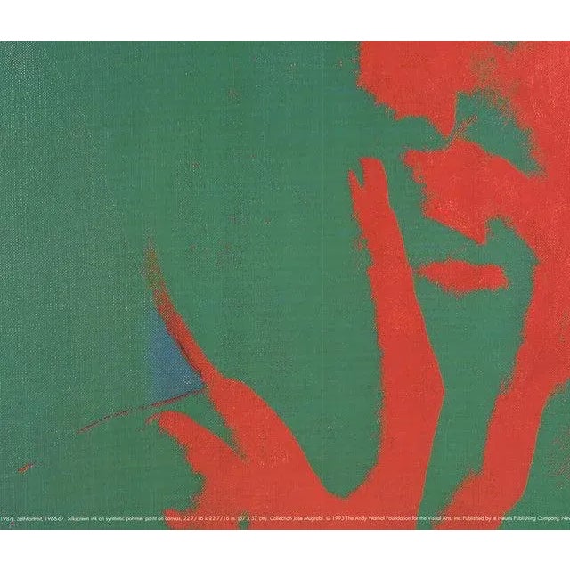 Andy Warhol 1993 Andy Warhol 'Self Portrait' Offset Lithograph For Sale - Image 4 of 4