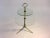Pietro Chiesa Midcentury Glass and Brass Tripod Table Attributed to Pietro Chiesa For Sale - Image 4 of 8