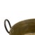 Decoration - Large pot. 20th century Portuguese; in gilded metal with handles. Dimensions: 30 cm x 51 cm.