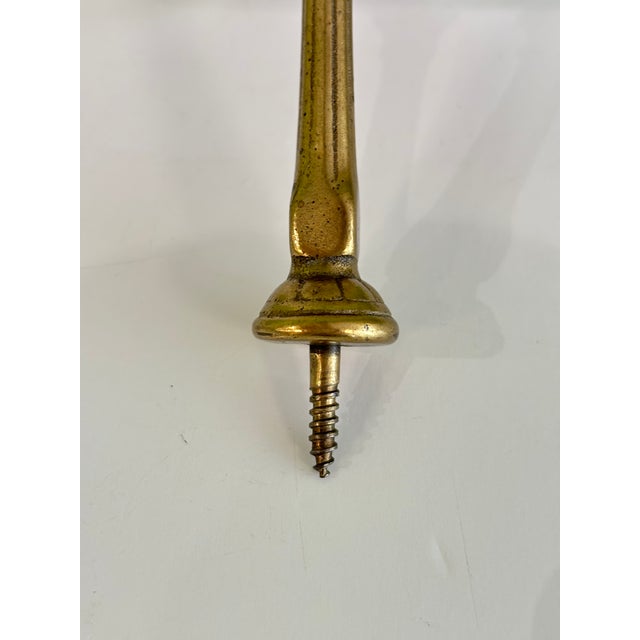 Ceramic Vintage Victorian Style (Rose Motif and Gold) Porcelain Curtain Tiebacks - A Pair For Sale - Image 7 of 10