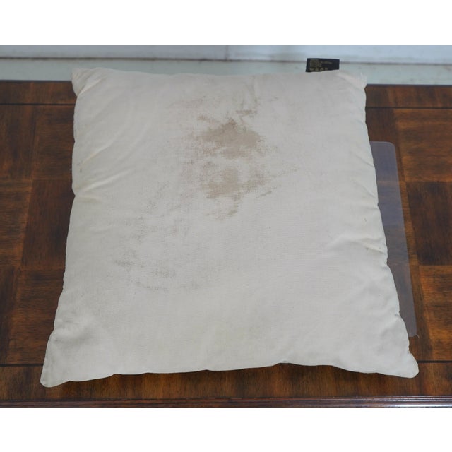 Goblys French Pettipoint Decorative Throw Pillow For Sale In Philadelphia - Image 6 of 7