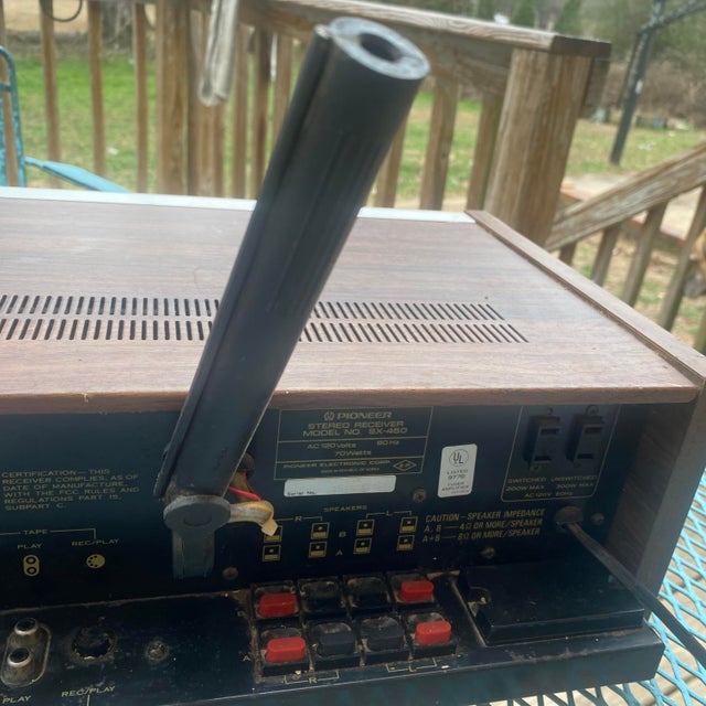 Pioneer Sx-450 Stereo Receiver for Vintage Audiophiles For Sale - Image 10 of 15