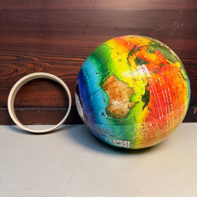 Vintage Japanese Climate Globe Set, 1980s, Set of 2 For Sale - Image 15 of 16