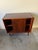 Vintage Danish Sliding Door Cabinet / Mid-Century Rosewood Credenza – C. 1960s For Sale In Los Angeles - Image 6 of 9