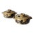 Vintage Studio Pottery Covered Dishes Pair For Sale