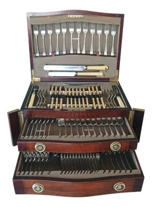 Canteen of Cutlery from Sharman D Neill Ltd, 1920s, Set of 104