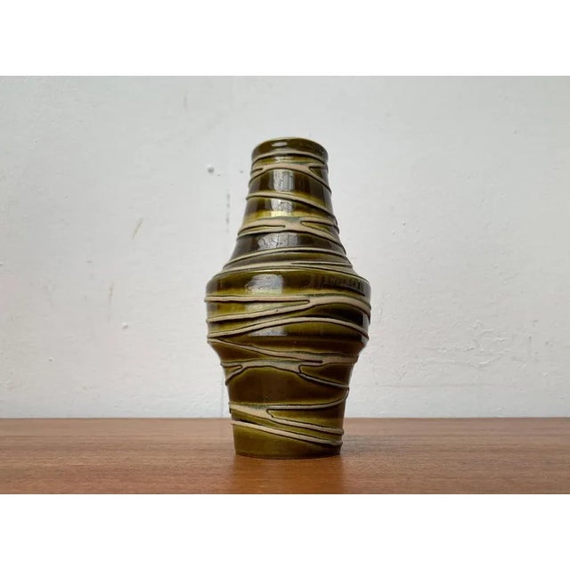 Mid-Century West German Pottery WGP Vase from Ilkra Edelkeramik, 1960s For Sale - Image 11 of 11