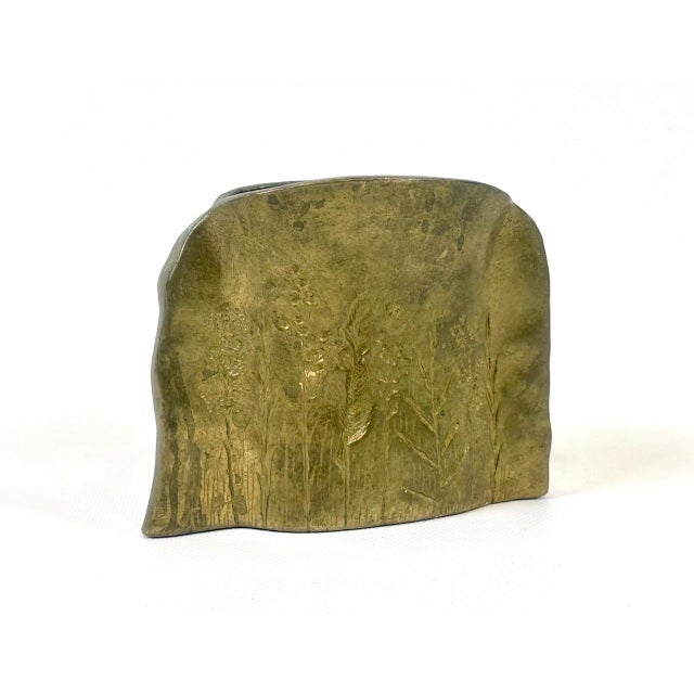 Vintage Handmade Bronze Vase by Dorothea Dietz, 1960s, in Flawless conditions. Designed 1960 to 1969 This piece has an...