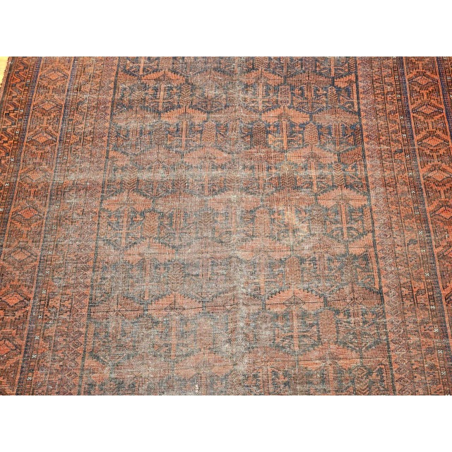 19th Century Hand-Knotted Afghan Gallery Rug in Allover Geometric Pattern For Sale - Image 13 of 18