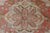 Textile Large Antique Oushak Rug in Taupe / Light Green Background and Coral Border 13'4"x18'0" For Sale - Image 7 of 12