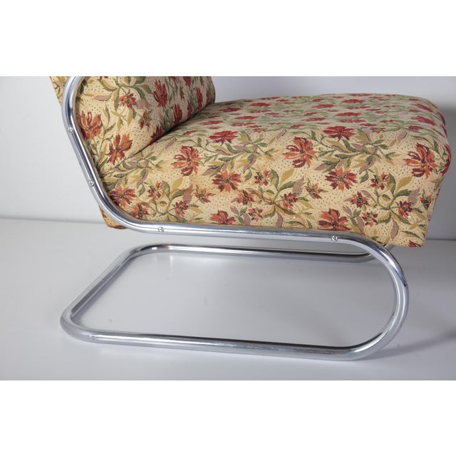 Bauhaus S 411 Tubular Chrome Armchairs from Kovona, Czechoslovakia, 1940s, Set of 2 For Sale - Image 11 of 16