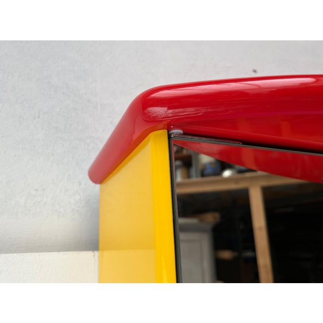 Vintage Postmodern French Bathroom Mirror Cabinet from Decotec, 1980s For Sale - Image 14 of 18