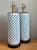 Vintage Perforated Ceramic Table Lamps - Pair For Sale - Image 10 of 13
