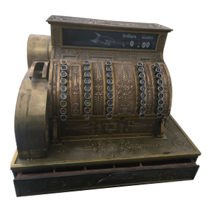 Antique National Cash Register Brass Gorgeous