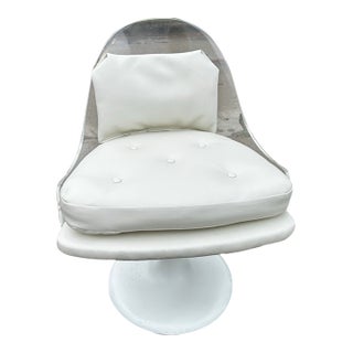 Lucite Space Age Swivel Chair After Laverne For Sale