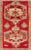 Mid 20th Century Bright Red and Taupe Vintage Turkish Oushak Rug With Dual Medallion Design For Sale - Image 10 of 10