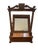 Antique Empire Walnut and Bronze Dressing Mirror Late 19th Century For Sale