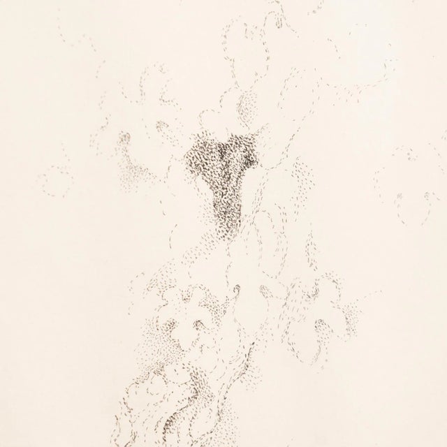 1960s Dora Maar, Pointillist Colored Drawing, 1960, Ink on Paper, Framed For Sale - Image 5 of 15