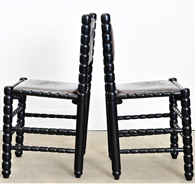 English 19th Century Set of Eight Bobbin Turned Dining Chairs For Sale In Baton Rouge - Image 6 of 13