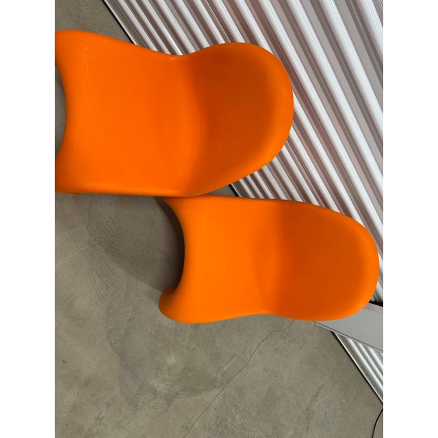 1990s Vintage Post Modern 1990s Pantonstolen (Vernor Panton) Chair Pair (2) For Sale - Image 5 of 12