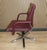 Purple FS-Line 220/6 Swivel Desk Chair in Burgundy Leather from Wilkhahn, 1970s For Sale - Image 8 of 12