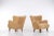 Asko Set of Laila Armchairs in Sheepskin by Ilmari Lappalainen for Asko, 1950s For Sale - Image 4 of 10
