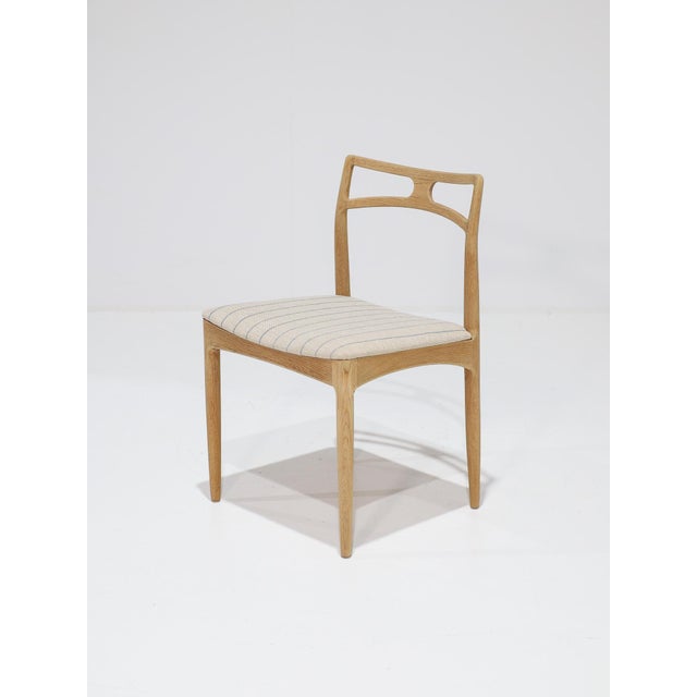 Christian Linneberg Dining Chairs Model 94 in Oak by Johannes Andersen for Christian Linneberg, Denmark, 1960s, Set of 6 For Sale - Image 4 of 16