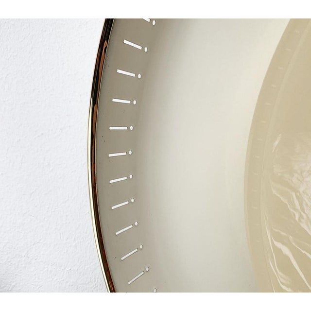 Mid-Century Metal and Glass Plafoniere Ceiling, 1960s For Sale - Image 16 of 18