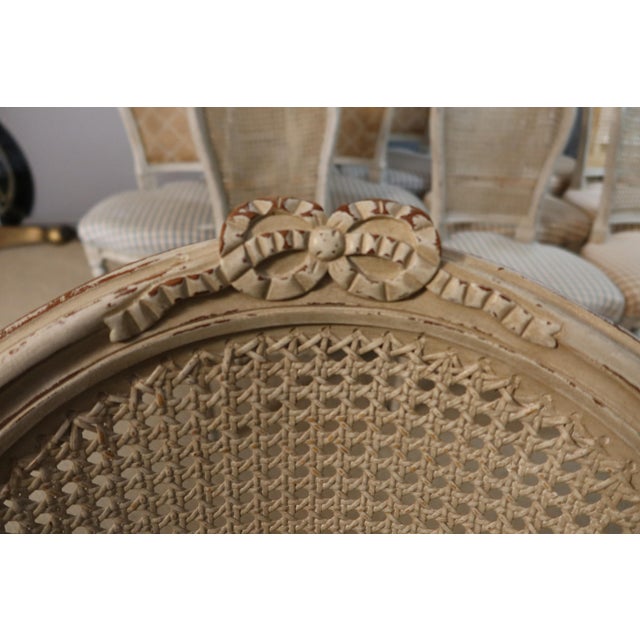 Wood Louis XVI Style Chairs, 1970s, Set of 14 For Sale - Image 7 of 11