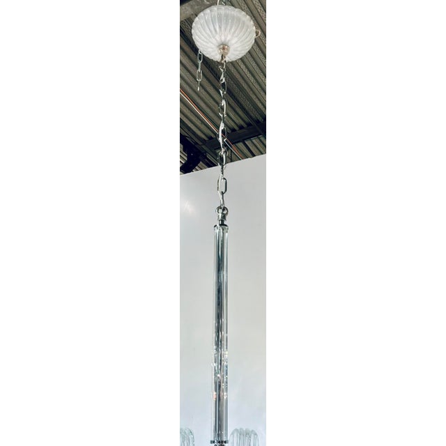 Art Deco Myran Allan Luxury Lighting Italian Art Deco Murano Glass Pendant Light For Sale - Image 3 of 5