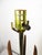 Brown Mid Century Sculptural Walnut Table Lamp ~ Modeline Style ~ Vintage Retro Modernist Art Lighting For Sale - Image 8 of 10