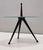 Brown Tripod Beech and Glass Side Table by Cesare Lacca, 1980s For Sale - Image 8 of 13