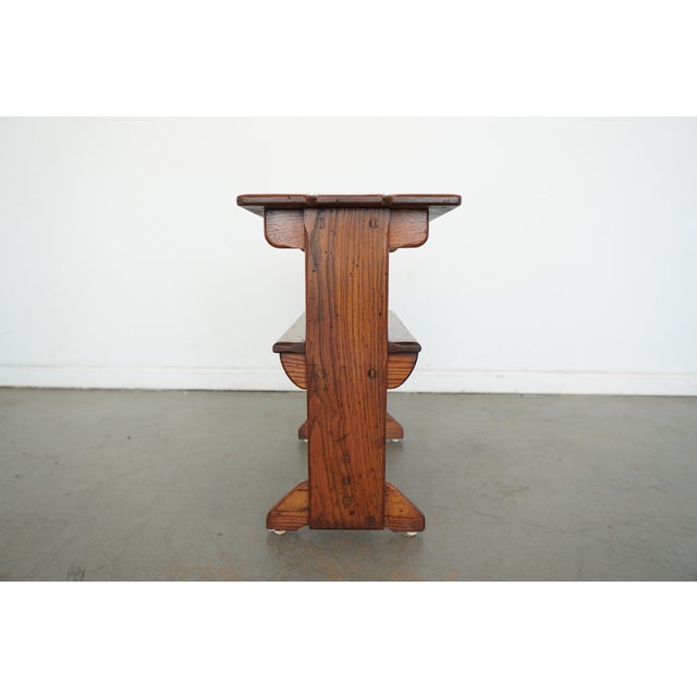 Vintage Old Hickory American Provincial Side Tables (Set of 2) For Sale - Image 9 of 15