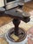 Mid 20th Century Mid 20th Century One-of-a-Kind Italian Neoclassical Fluted Pedestal Stool in Mongolian Shearling by Lorraine Studios For Sale - Image 5 of 10